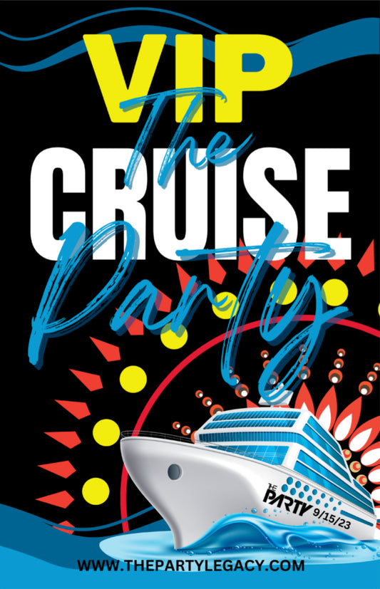 LIMITED EDITION VIP Cruise Poster SIGNED by The Party