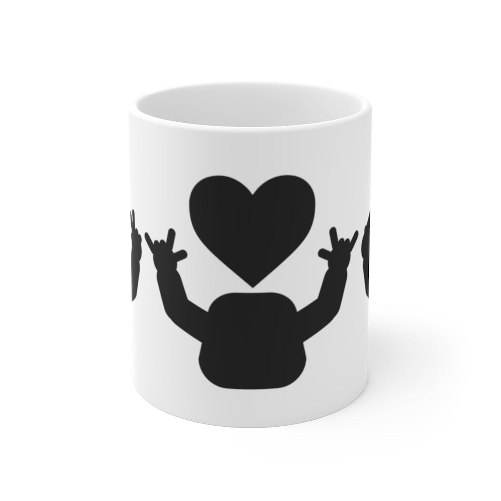 The Party (Peace/Love/Understanding) Mug - Small 11oz