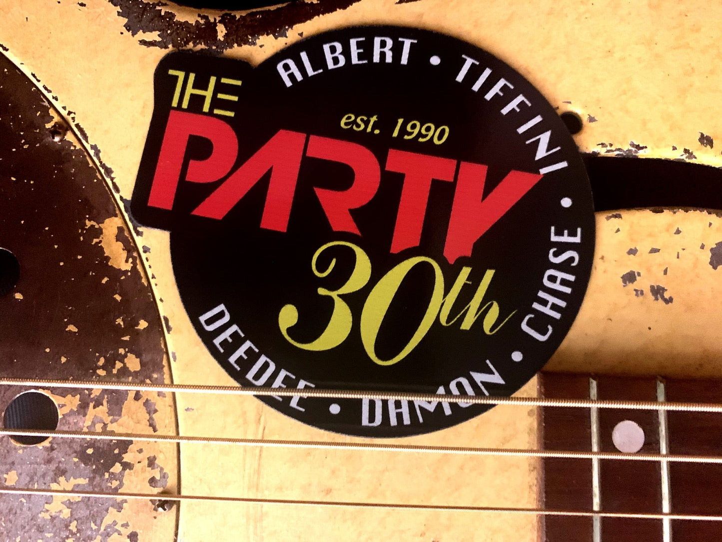 The Party LIMITED EDITION 1.5 Inch Round Lapel Pin (Only 100 Made) + Magnet